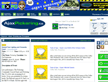 Tablet Screenshot of ajaxpickering.ca